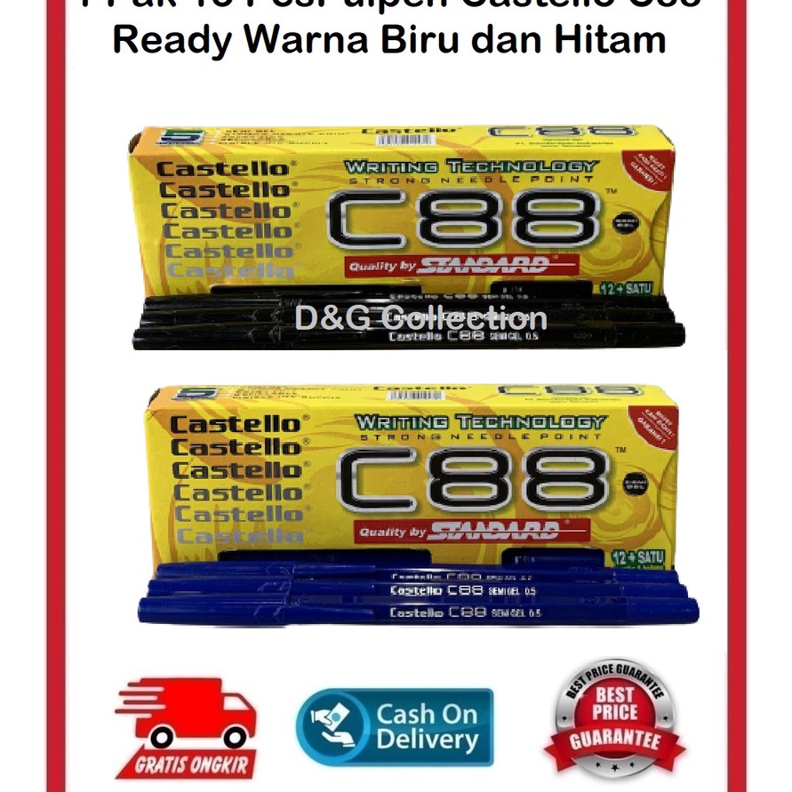 

TERMURAH PULPEN STANDARD CASTELLO PEN STANDARD MURAH PEN C88