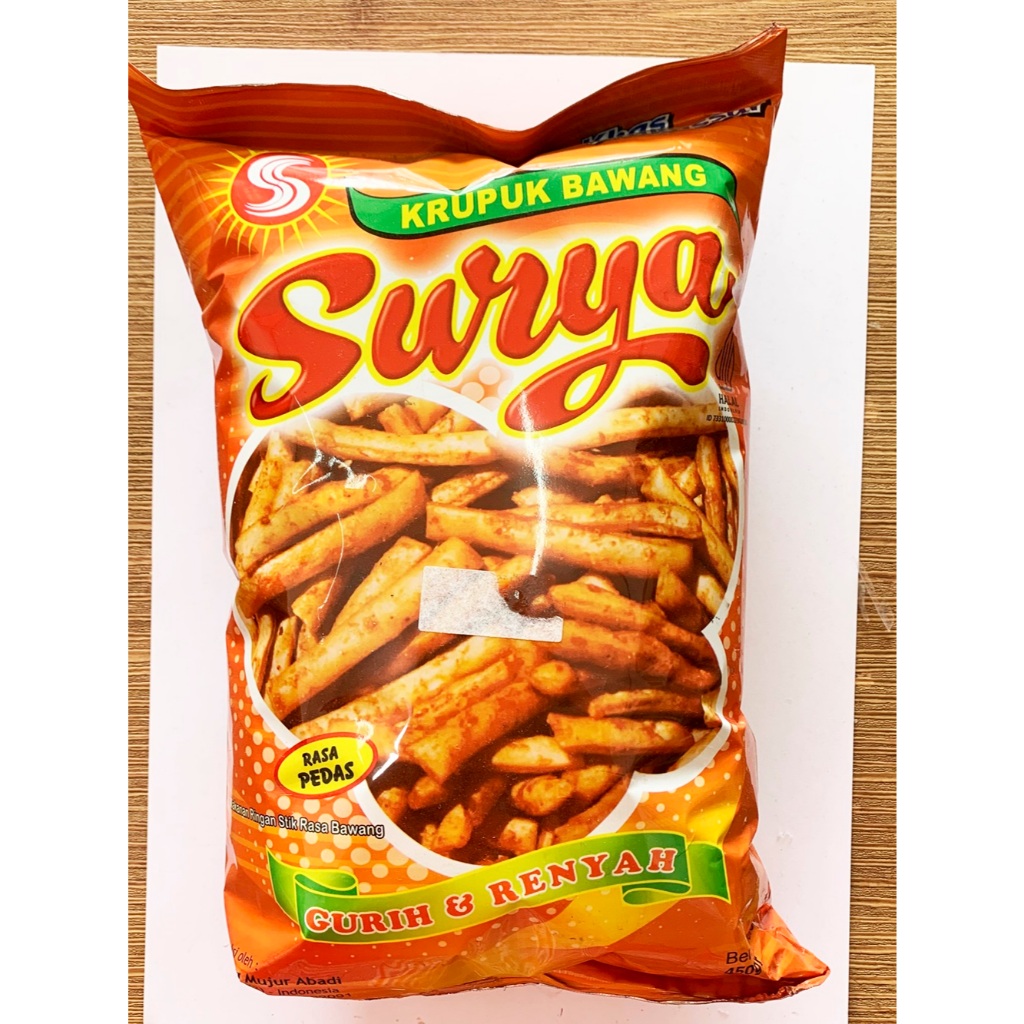 

Kerupuk Keripik krupuk kripik bawang surya 450 GR