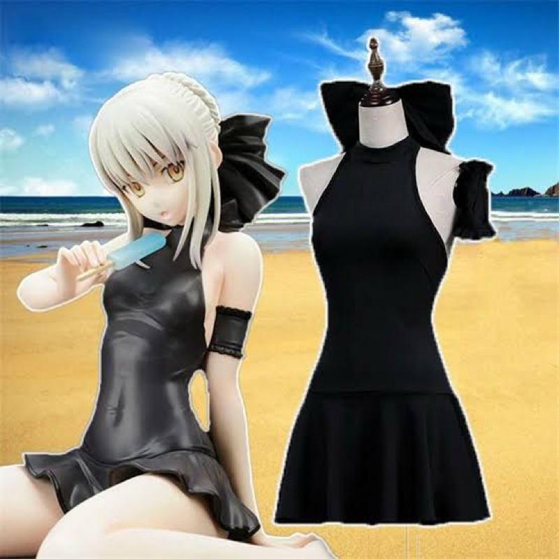 Fate Grand Order Saber Alter Maid Costume Cosplay
