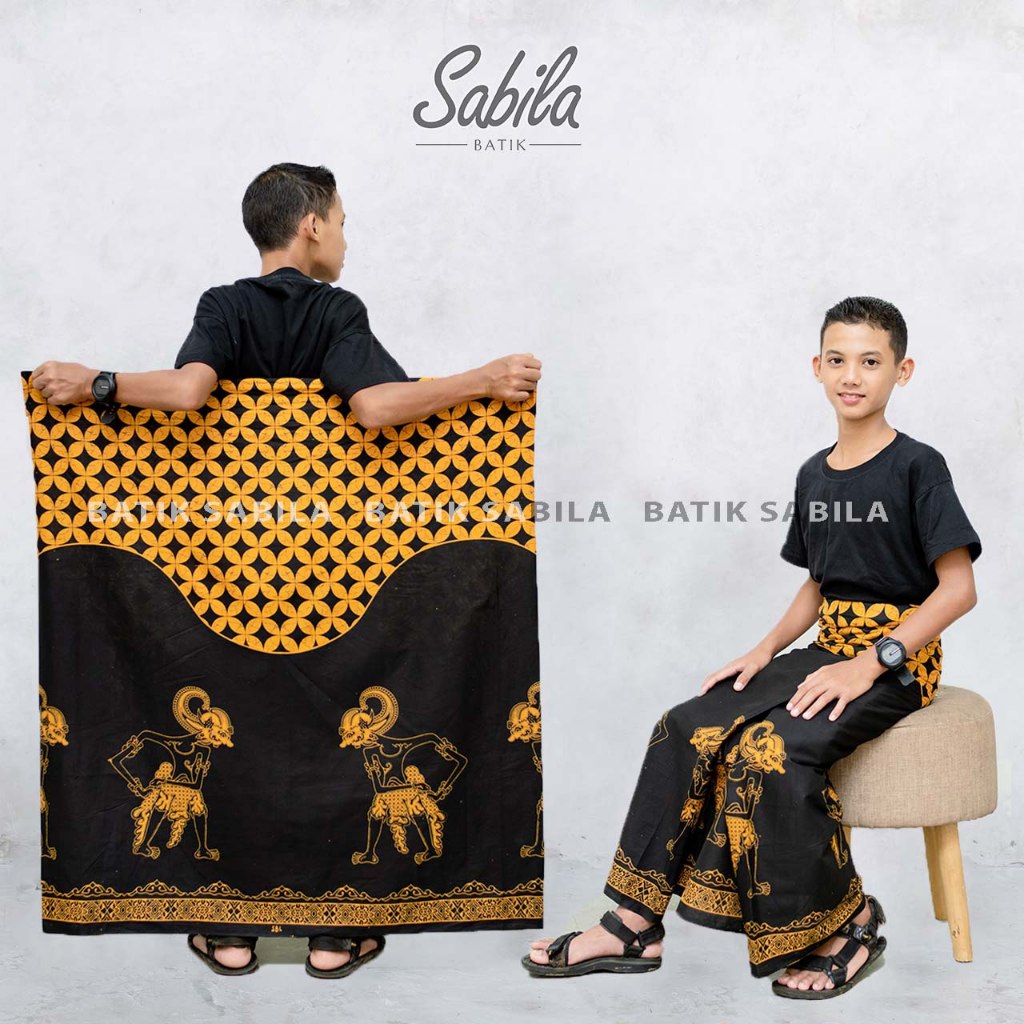 Sarung Anak Motif Benowo Sarung Karakter Anak Motif Wayang Sarung Anak Tanggung SD SMP