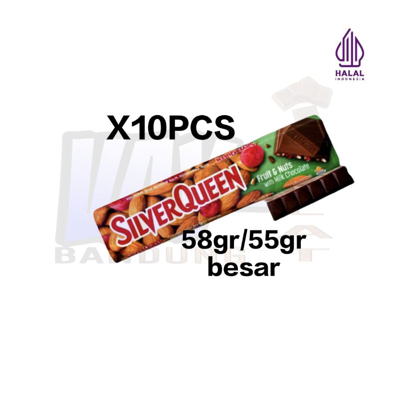 

SILVERQUEEN FRUITNUT 55GR(1BOK X10PCS) EXP 2026
