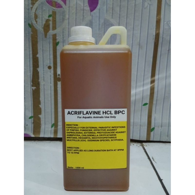 OBAT KUNING / ACRIFLAVINE HCL BPC 1 LITER/ACRIFLAVINE