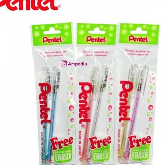 

BURUAN SERBU PENTEL Pensil Mekanik Pentel Set 5 mm 2 Pensil 1 Penghapus Caplet Tutup