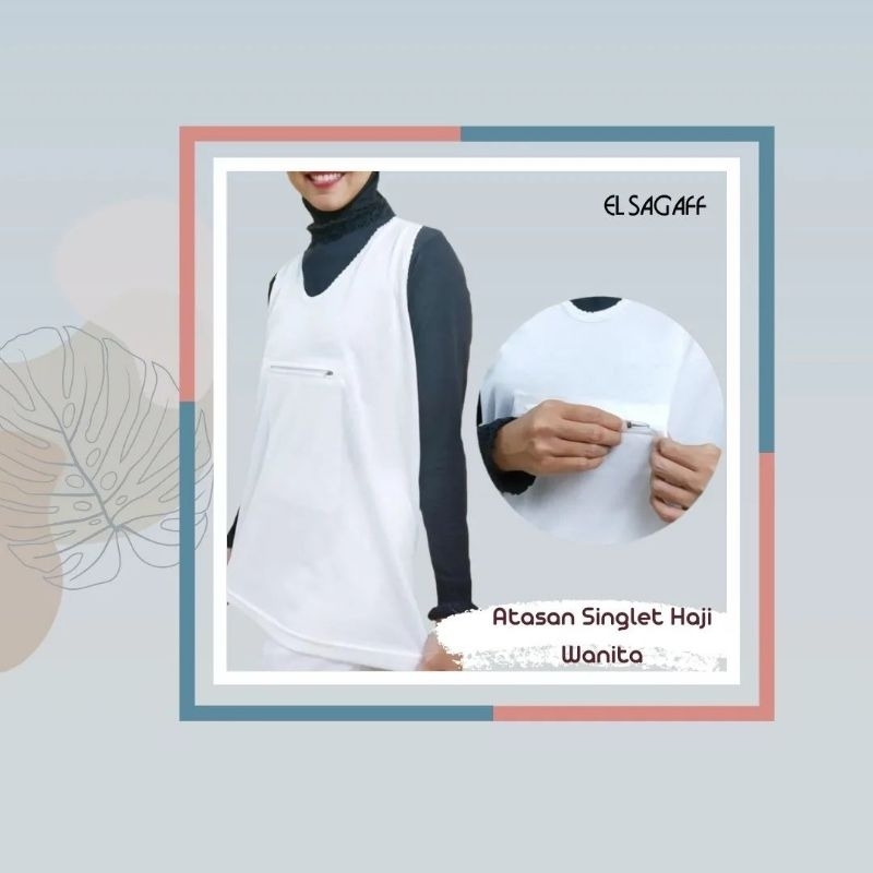 Kaos Dalaman Haji&Umroh Wanita/Singlet Haji umroh Perempuan/kaos kantong haji