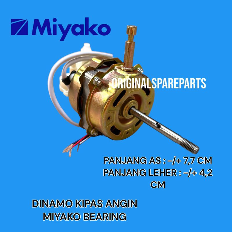 DINAMO KIPAS ANGIN MIYAKO BEARING / MOTOR KIPAS ANGIN MIYAKO BEARING