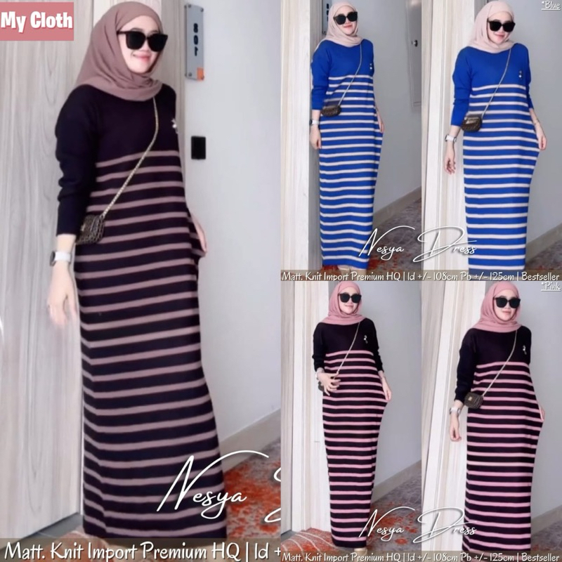 GAMIS DRESS NESYA ORIGINAL BY MY CLOTH