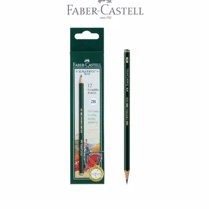 

READY GAN Pensil 2B Faber Castell Pak isi 12pc