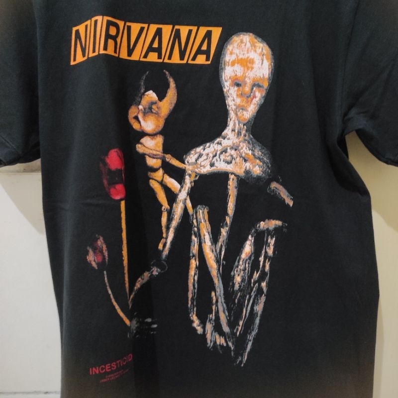 kaos vintage second nirvana