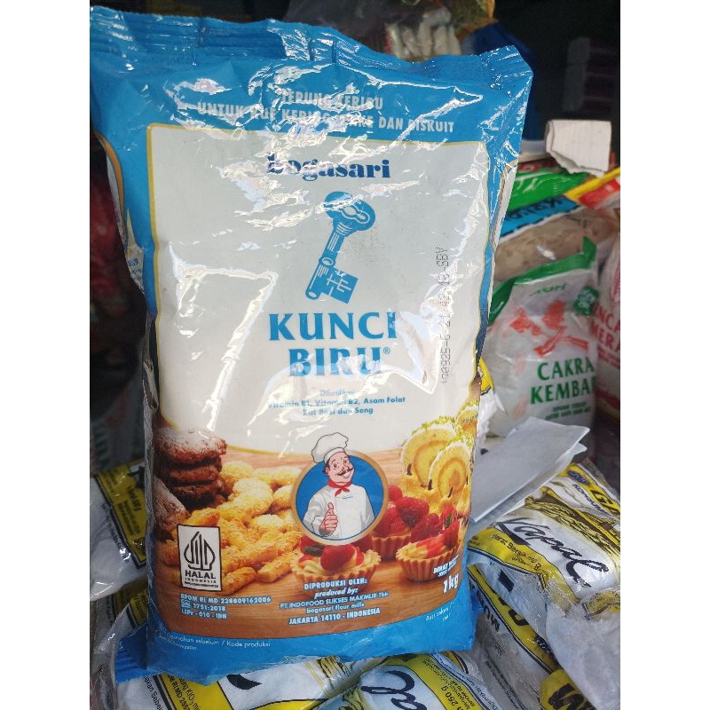 

Tepung Kunci Biru 1 KG