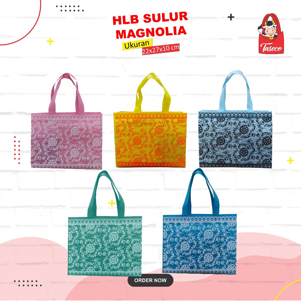 

Tas Kain Motif | Tas Souvenir Tas Spunbond Motif | Tas Tahlilan Sulur Ukuran HLB 22X27X10