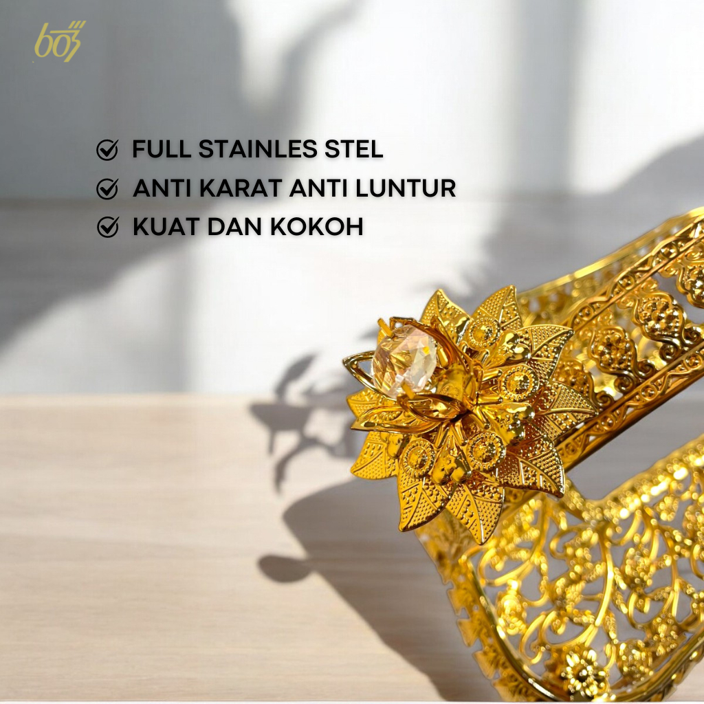 Nampan Aesthetic / Nampan Mewah / Nampan Kaca Mewah