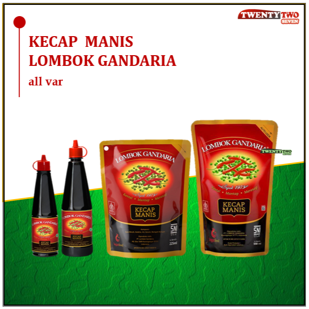 

Kecap Manis Lombok Gandaria Merah