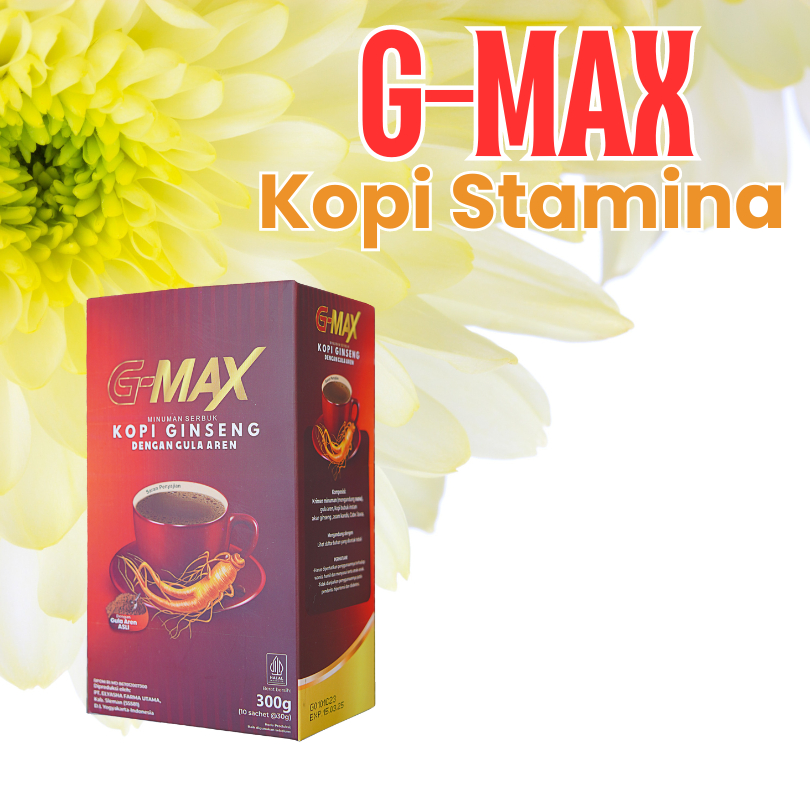 

G-MAX Coffe Penambah Stamina tahan lama kuat di ranjang