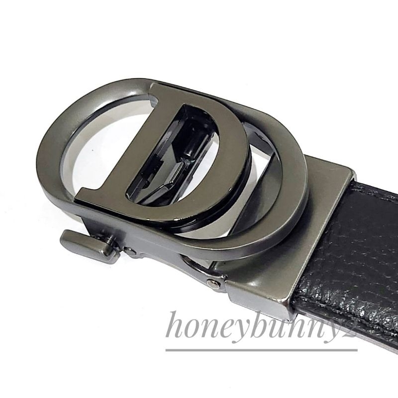 Gesper ikat pinggang sabuk pria mewah import inisial huruf nama | huruf D