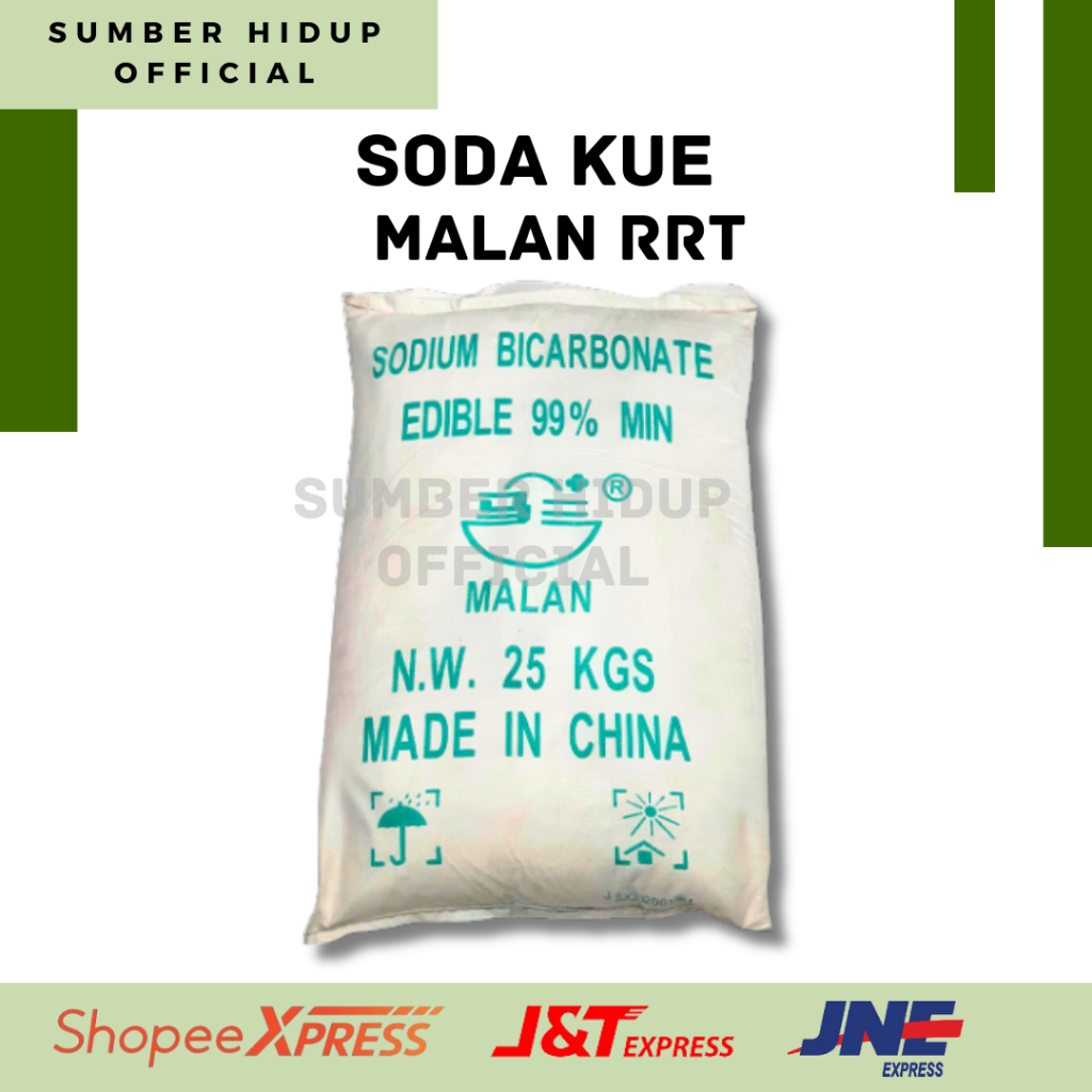 

SODA KUE MALAN 25KG / SODIUM BICARBONATE - 1 SAK 25 KG