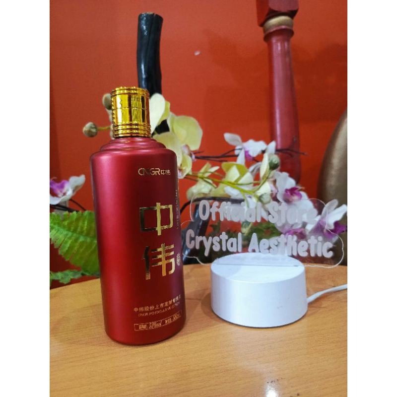 BOTOL BEKAS MIRAS/ARAK CHINA ORIGINAL COCOK BUAT KOLEKSI DAN HIASAN