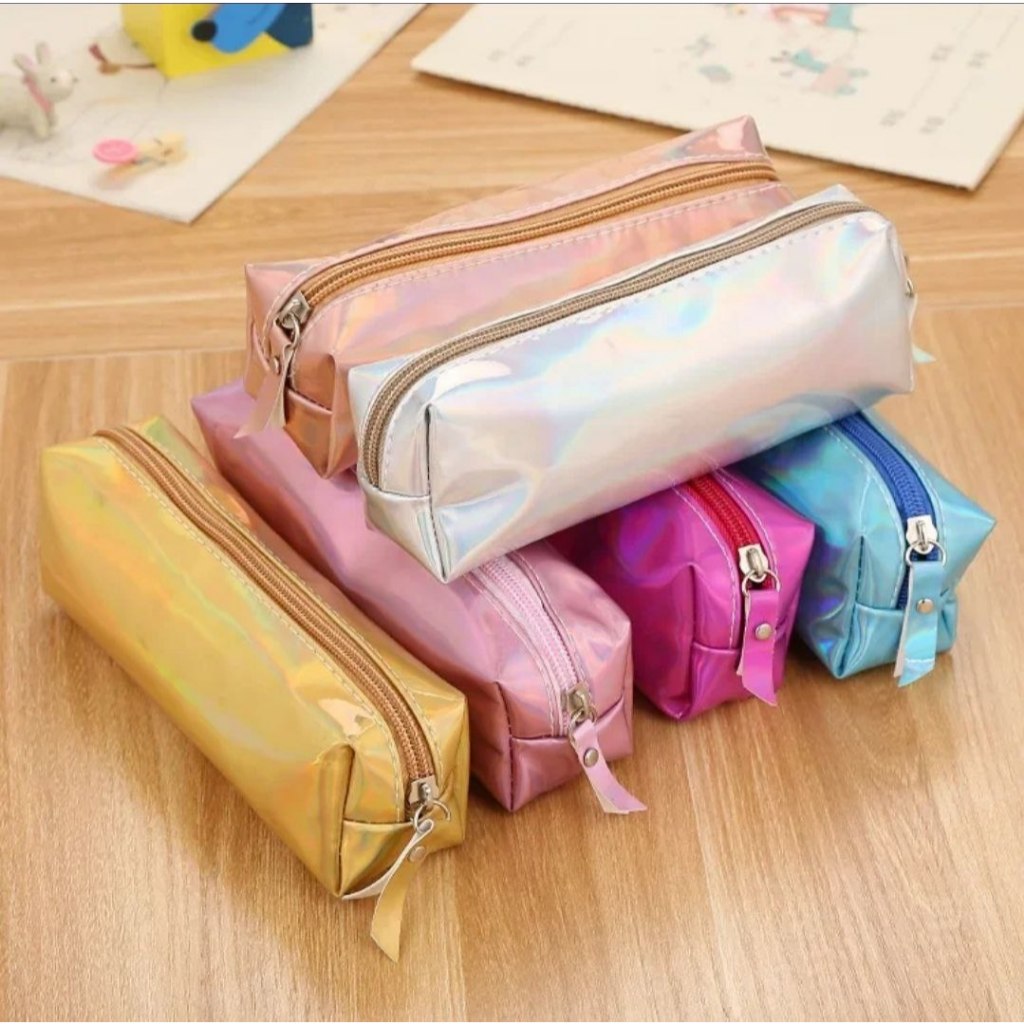 

Tempat Pensil / Pensil Case Murah Motif Polos Metalik