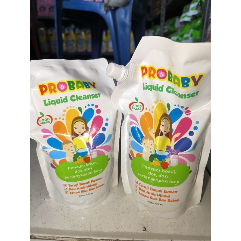 Probaby pencuci botol 700ml & 450ml / Probaby liquid cleanser