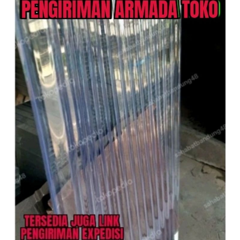 fiber gelombang/atap pvc transparan 0,8mm