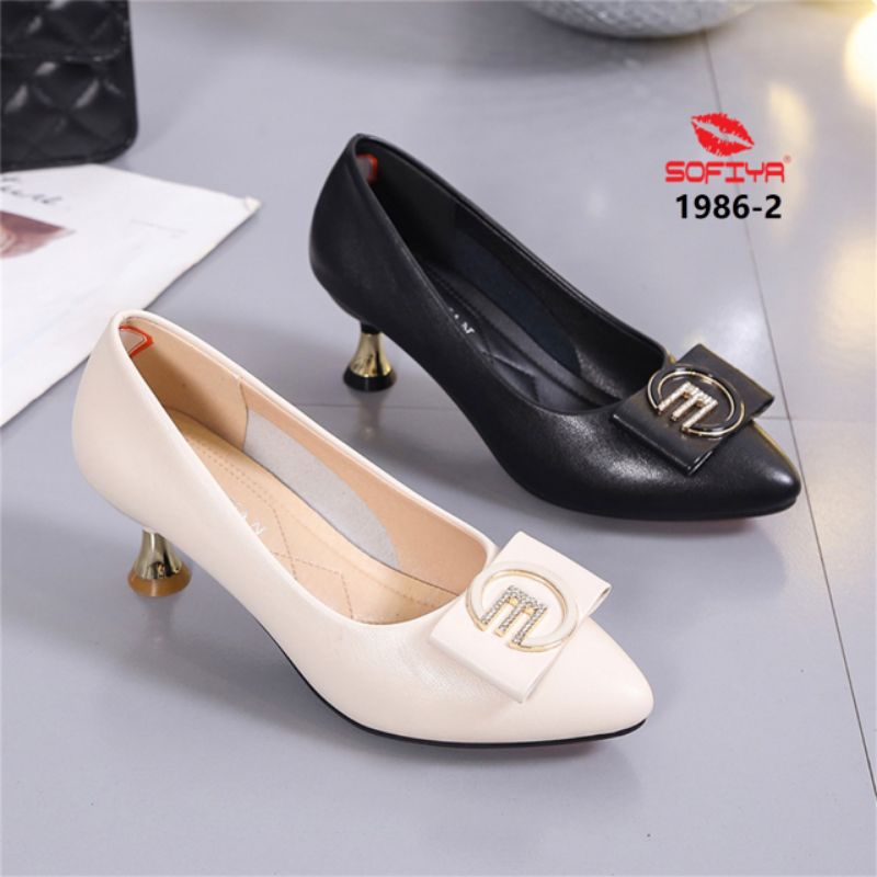 Sofiya-SEPATU PANTOPEL WANITA HAIGH HILS 6 CM