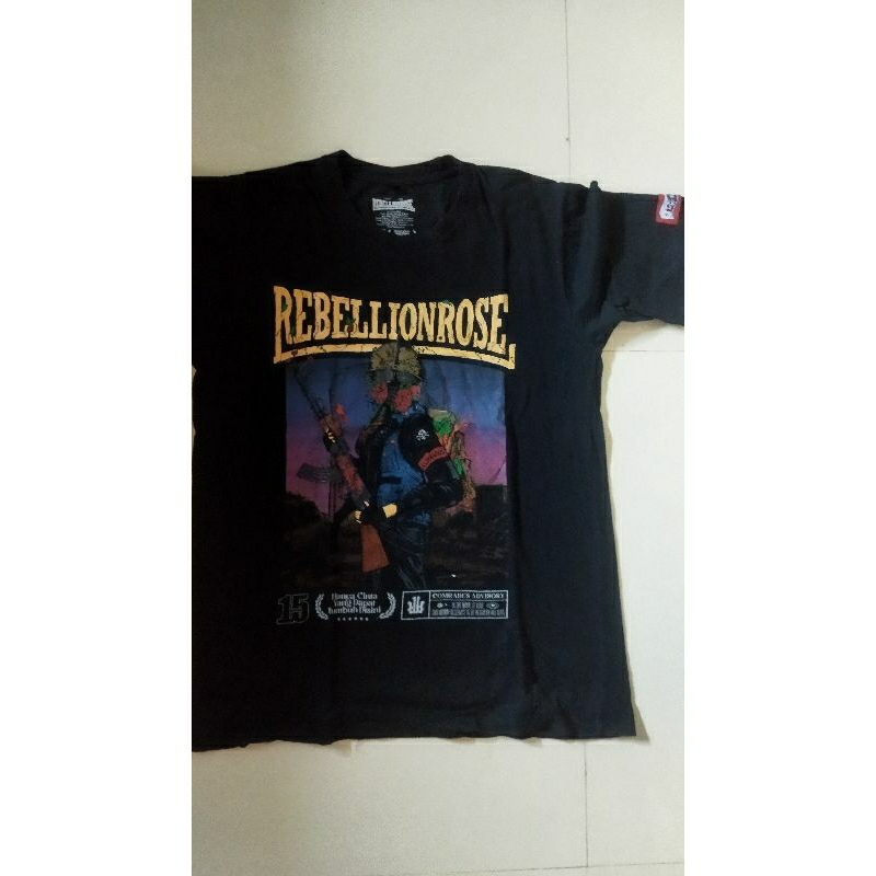 kaos rebellionrose bongkaran setbox l