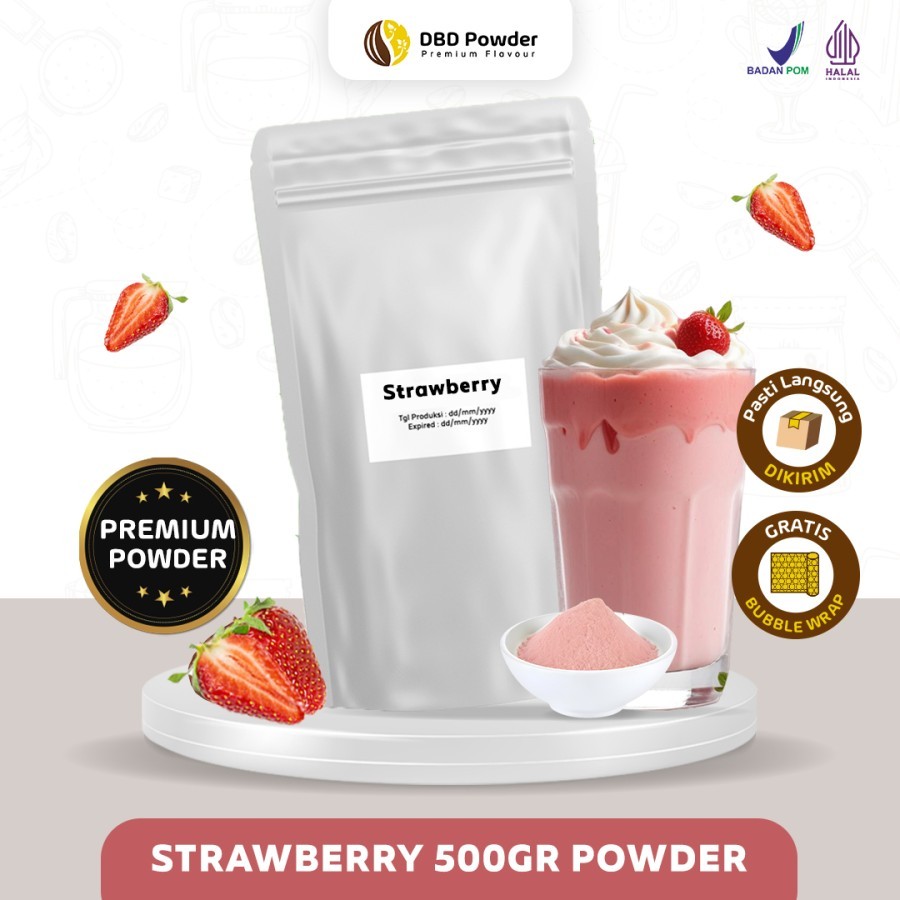 

Bubuk Minuman Stroberi 500 gram - Powder Strawberry 500 gram