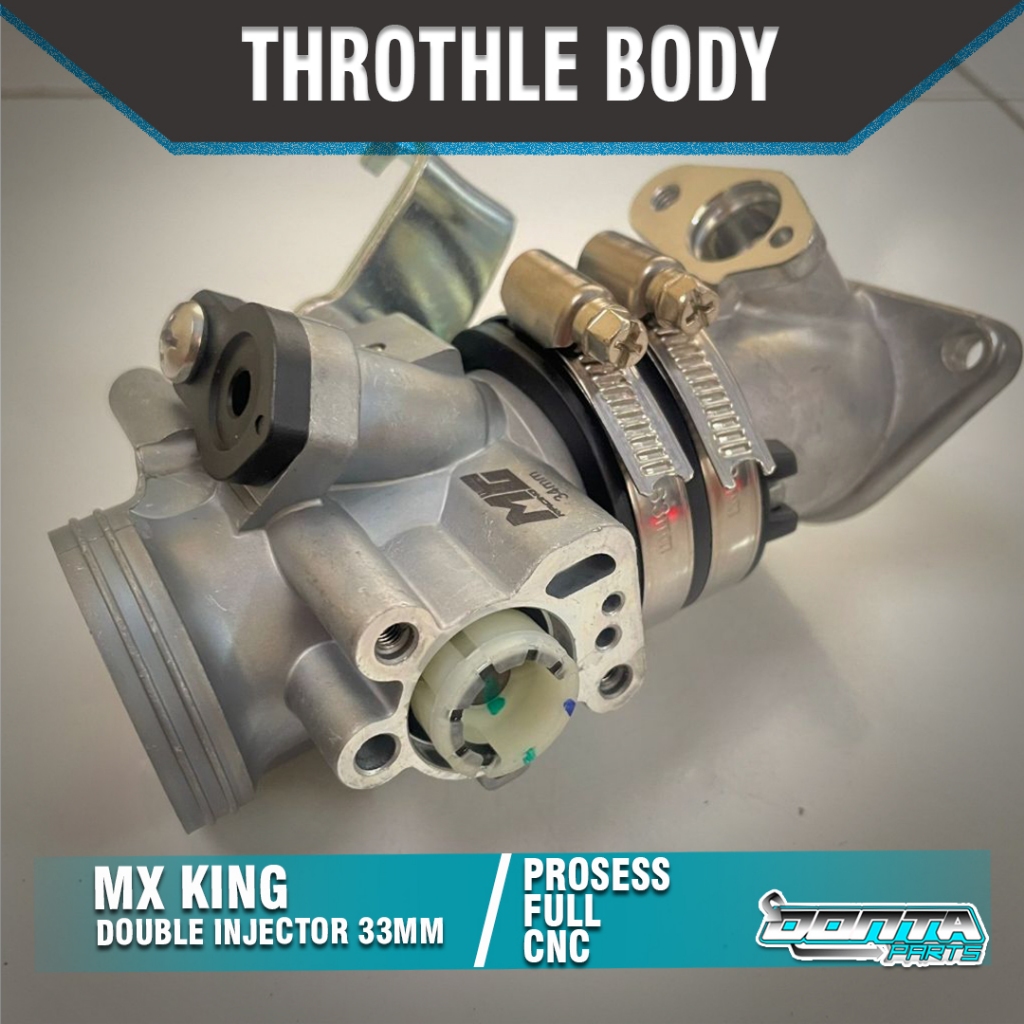 Tb thottel body mxking doubel injector 33mm