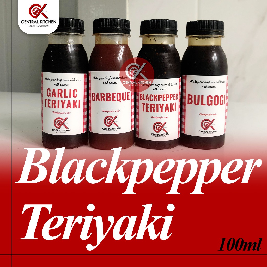 

Saus Teriyaki Lada Hitam Teriyaki Black Pepper Sauce Premium 100ml