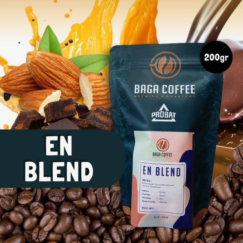 

Kopi Baga Coffee En Blend kopi susu Whole Bean kopi biji / bubuk