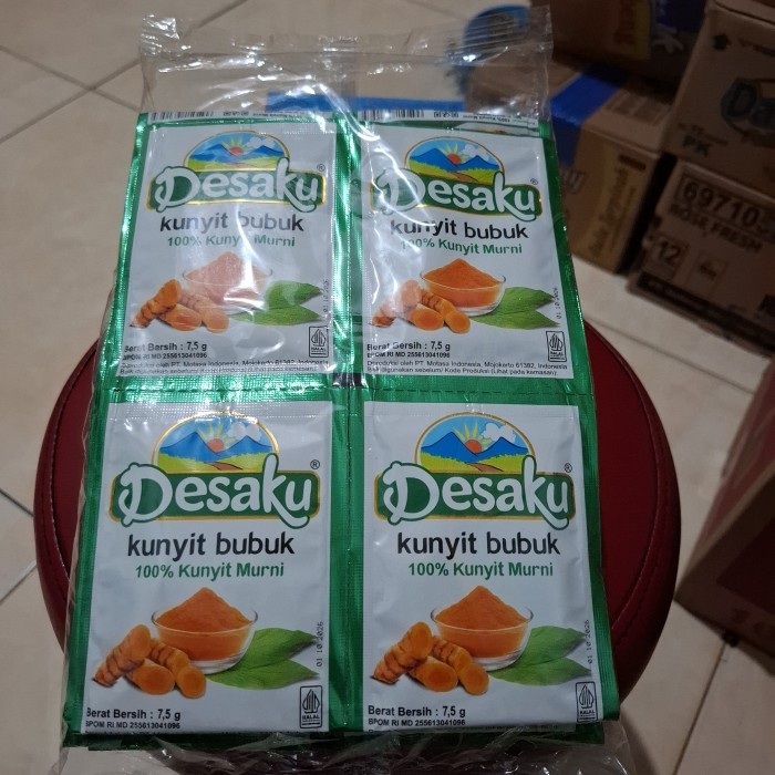 

Kunyit Bubuk Desaku 1 pack isi 2 renceng