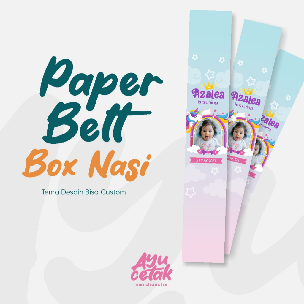 

Paperbelt Nasi Kotak Box Acara Ulang Tahun Anak Ultah / Tasyukuran