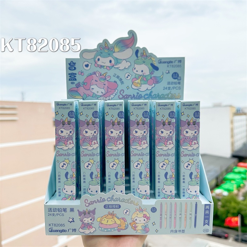 

Pensil Mekanik Blind Box Sanrio License Cinnamorol Melody Kuromi Pompurin Pochacco