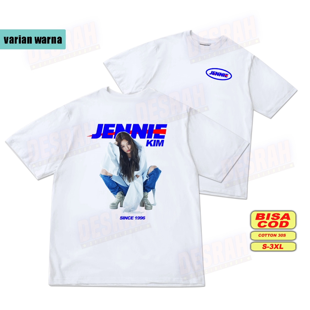 KAOS kpop parodi blackpink JENNIE mode JNE / kaos parodi / kaos plesetan