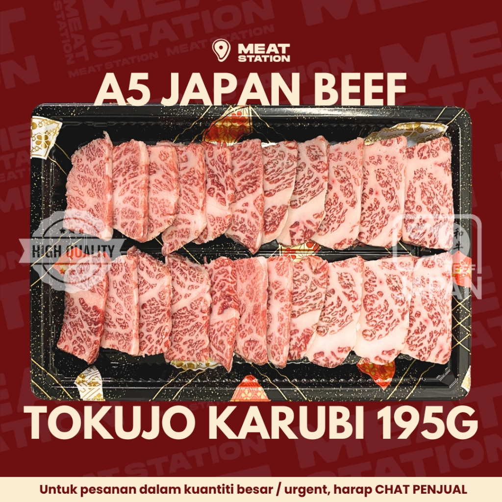 

A5 Tokujo Karubi 195g (Japan Wagyu )