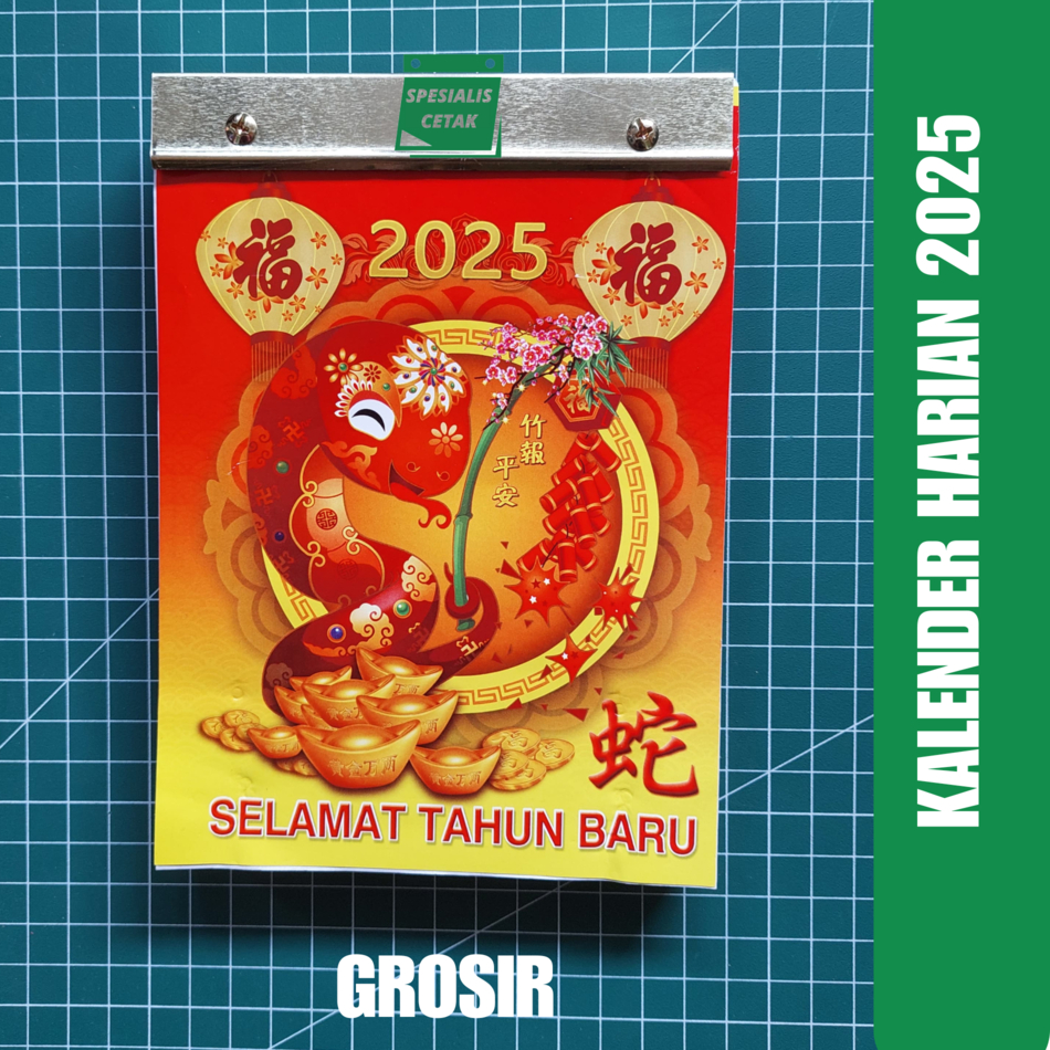 KALENDER 2025 CINA SOBEK KALENDER HARIAN EDISI CINA JAWA ARAB NASIONAL TERMURAH
