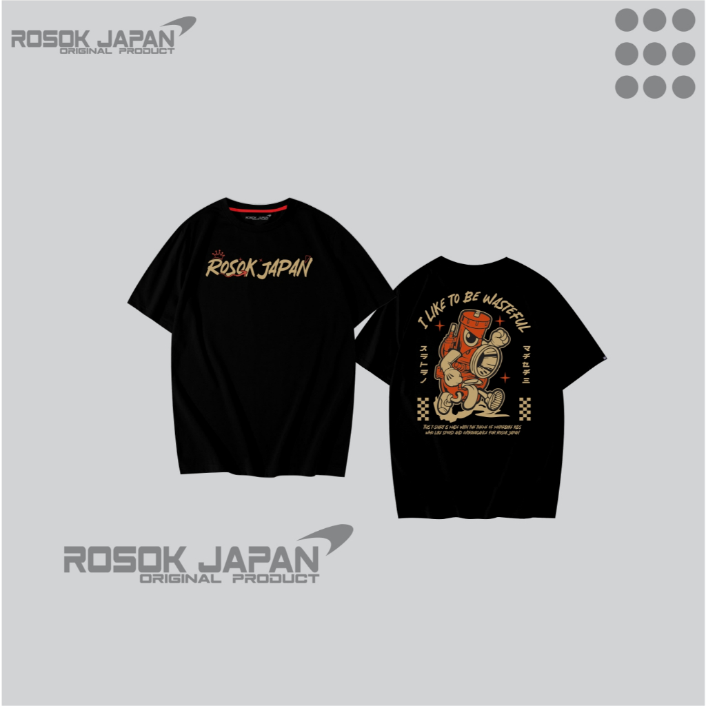 ROSOK JAPAN KAOS RSK JPN  KARBURATOR FREE SETIKER