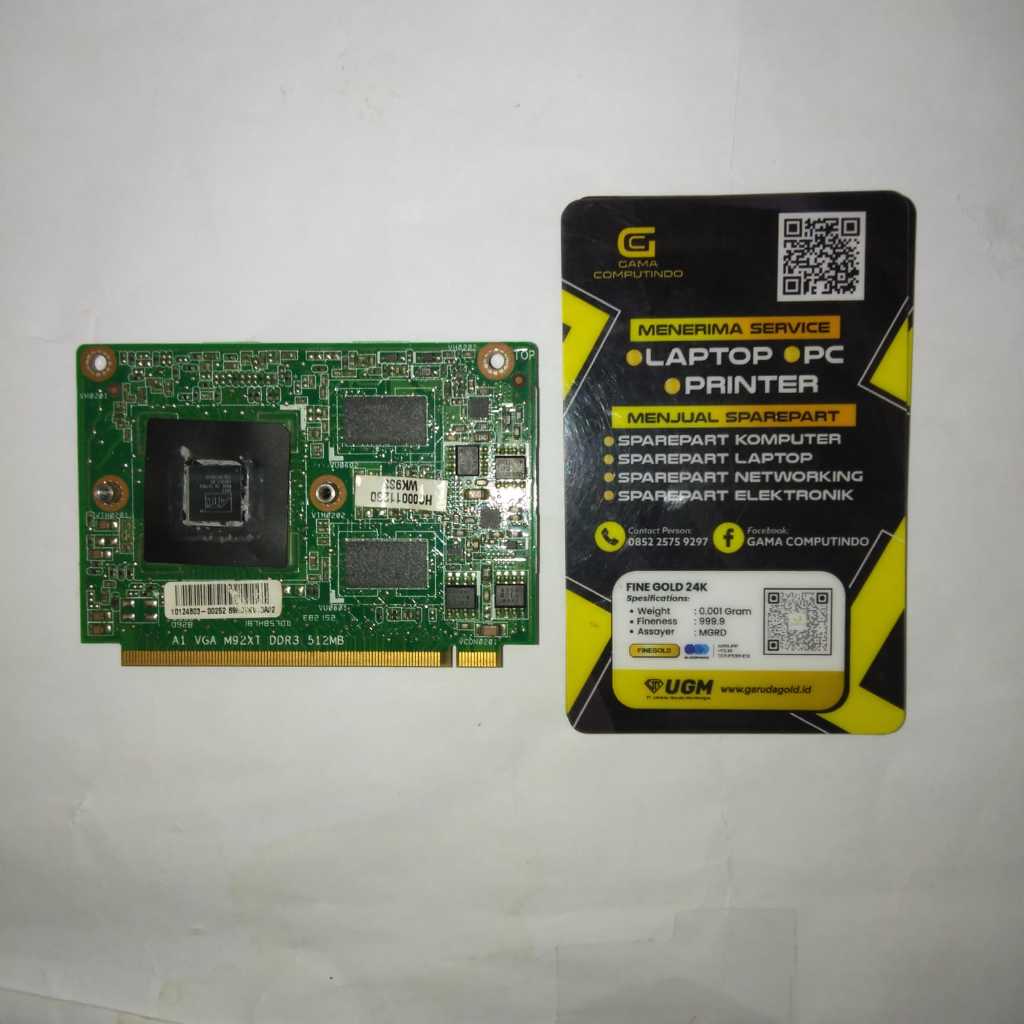 VGA EKSTERNAL LAPTOP DDR3 512 MB