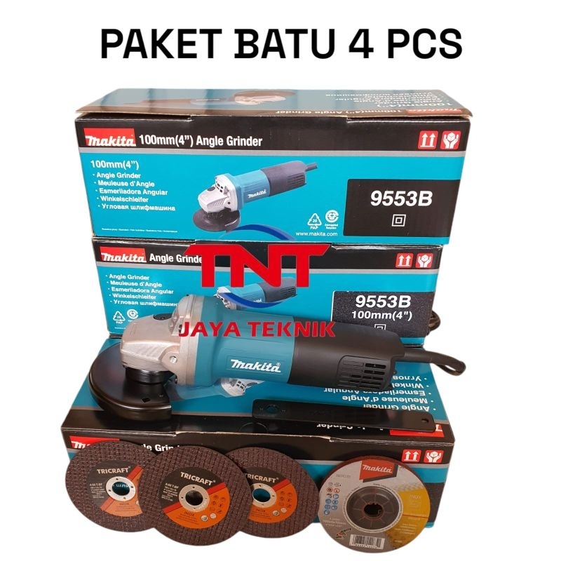 MESIN GERINDA TANGAN 4" MAKITA 9553B / MESIN GURINDA GERINDA TANGAN 4 INCH MAKITA 9553 B