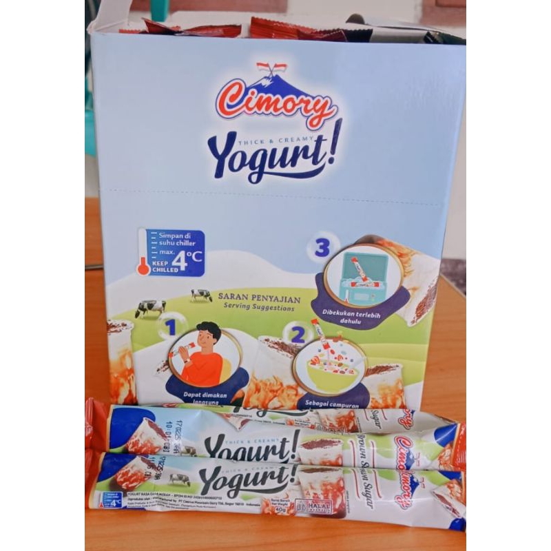 

Ready!! Yogurt Stick Cimory !! harga satuan Rp. 2.600, satu box Rp 65.000 isi 25 pcs