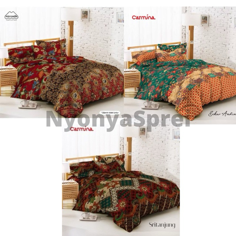 Sprei batik carmina Queen 160x200