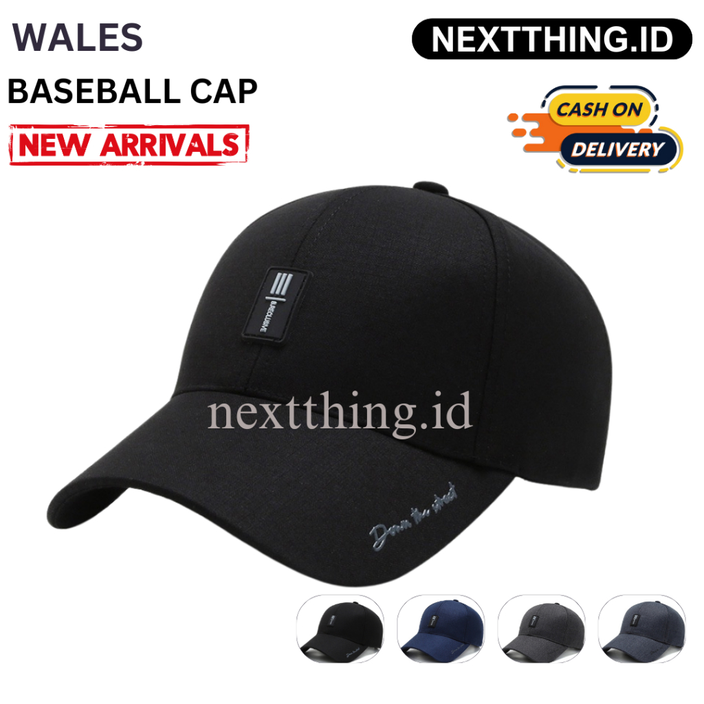 NEXTTHING.ID - WALES NARASON topi pria topi wanita topi baseball topi trendy topi NARASON
