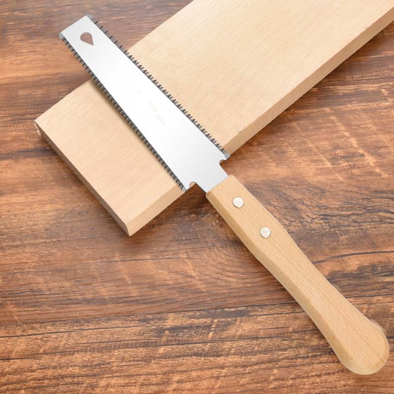 Gergaji Tangan Tepi Ganda Jepang Gergaji Kayu Genggam Rumah Gergaji Tangan Lipat Tepi Ganda Jepang