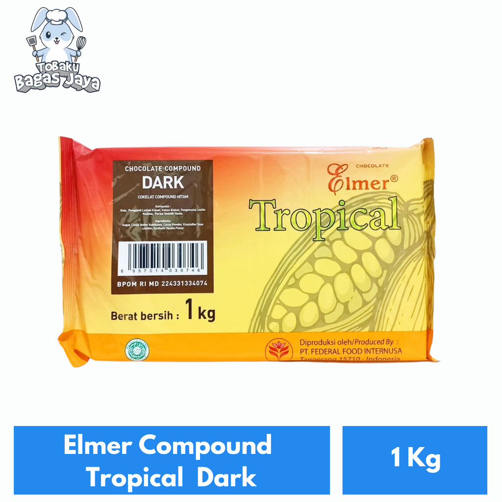 

Coklat Elmer Compound Tropical Dark 1 Kg