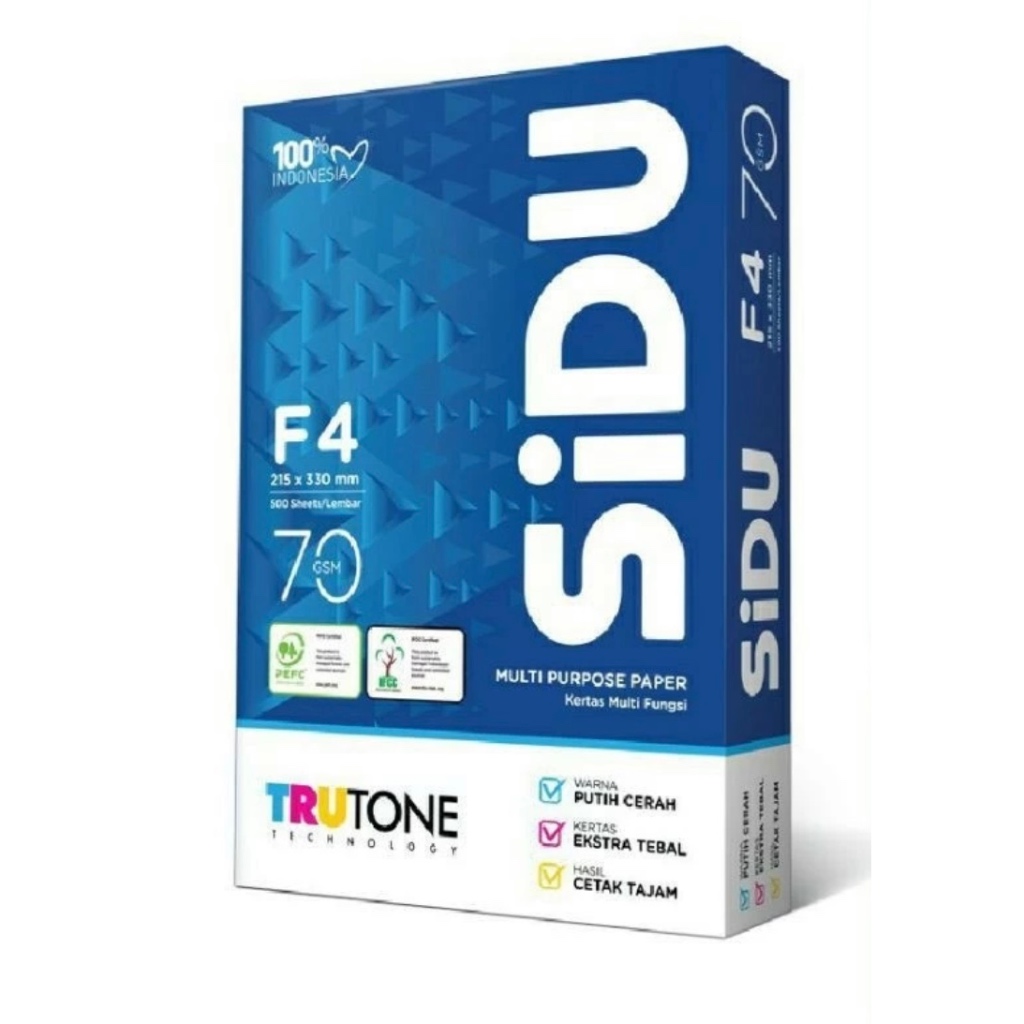 

SIDU-Kertas HVS 70-GSM F4