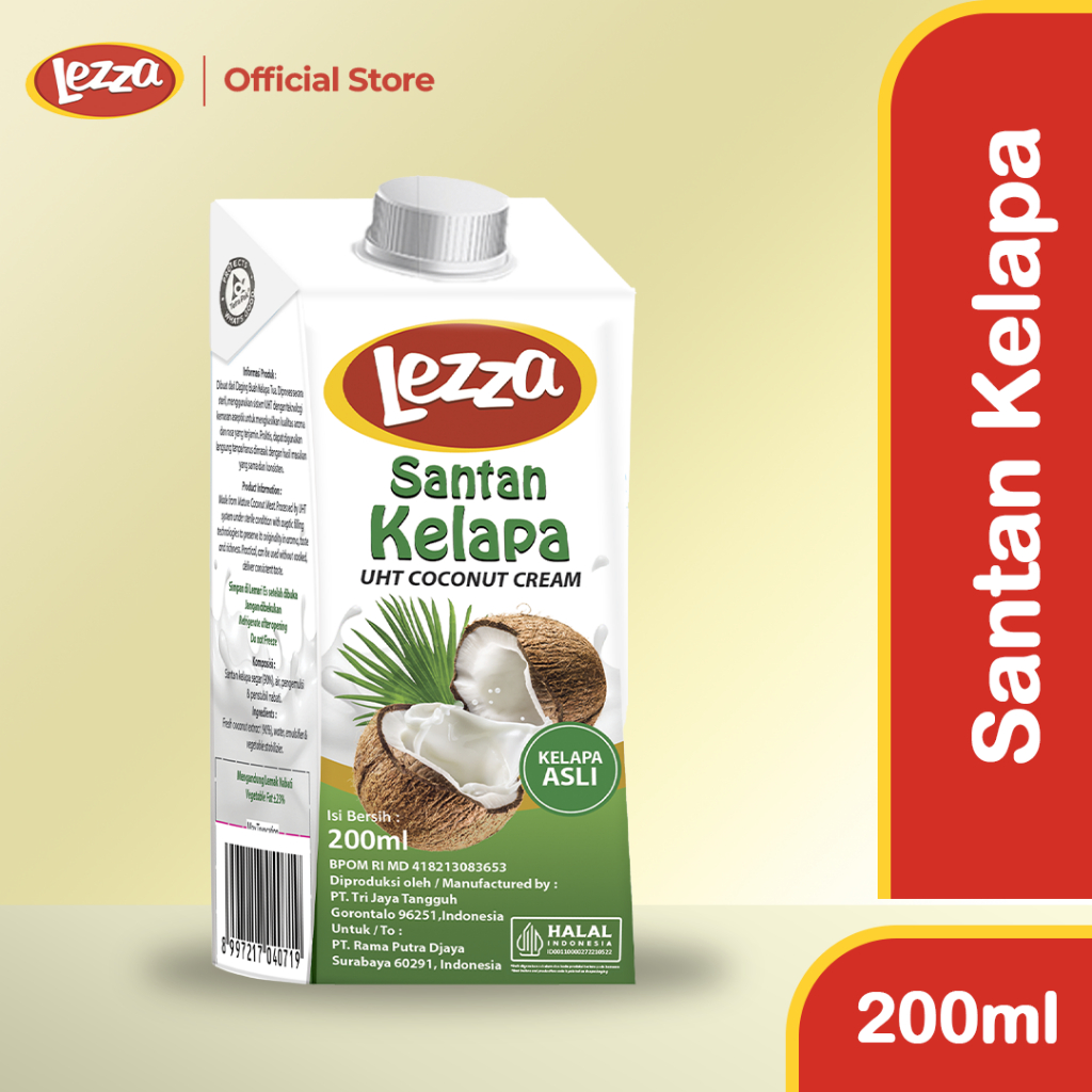 

LEZZA Santan Liquid Praktis 200 ml