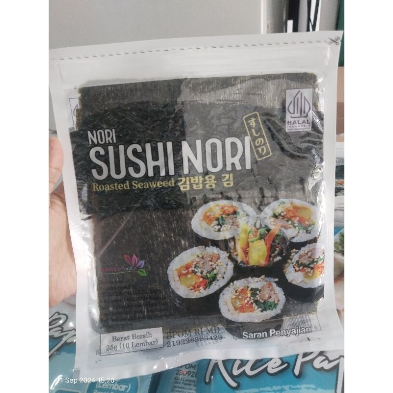 

sushi nori isi 10 lembar