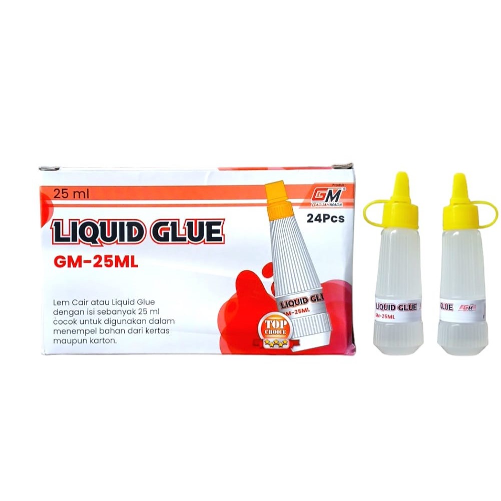 

Lem Cair / Lem Kertas Gadjah Mada / GM Kecil 25ML
