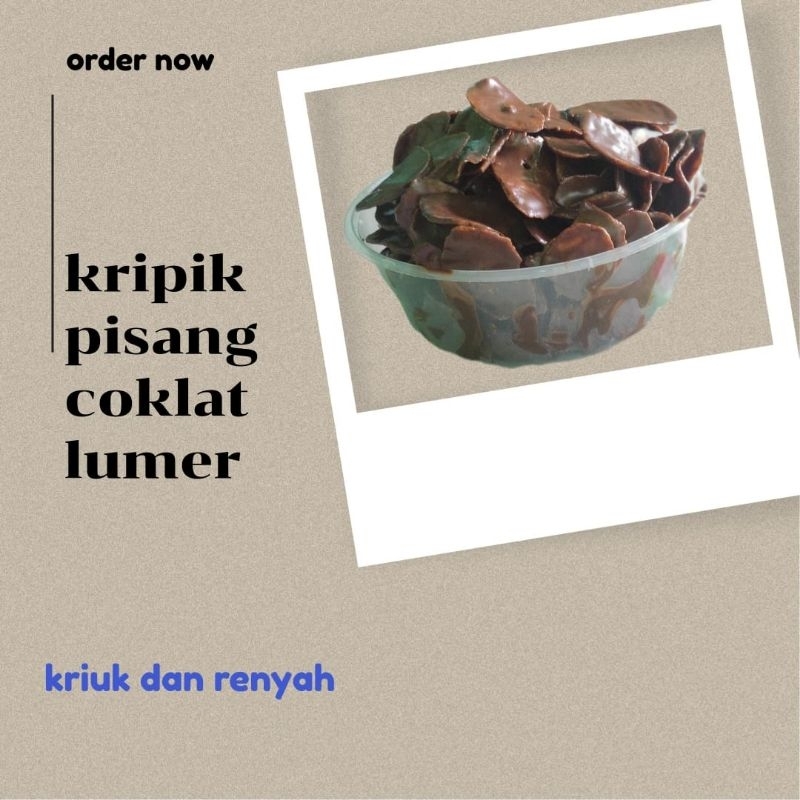 

KERIPIK PISANG COKELAT LUMER 1PCS/600GR