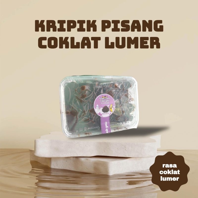

KERIPIK PISANG COKLAT LUMER 750ML/500GR