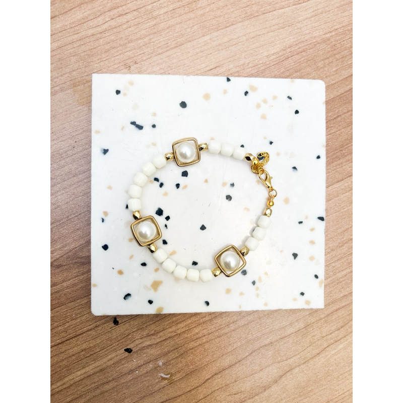 Mile | gelang manik gold | gelang wanita